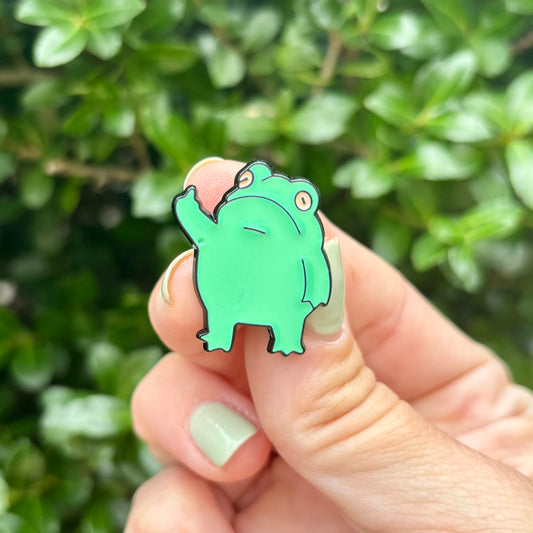 Frog Enamel Pin