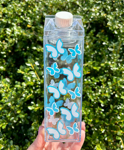 Butterfly Milk Carton Water Bottle