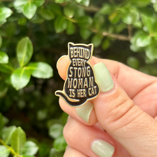 Strong Women Enamel Pin