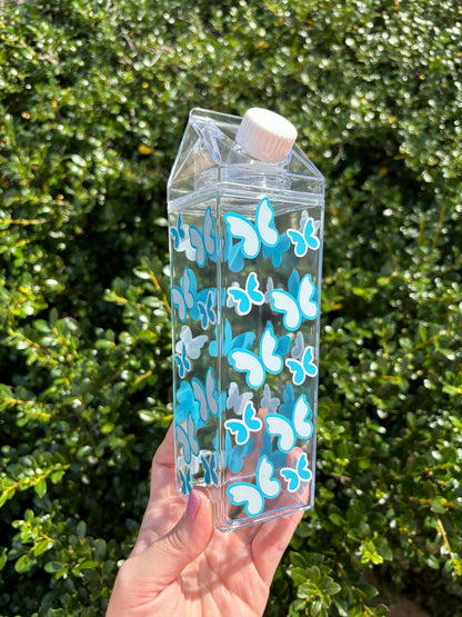 Butterfly Milk Carton Water Bottle