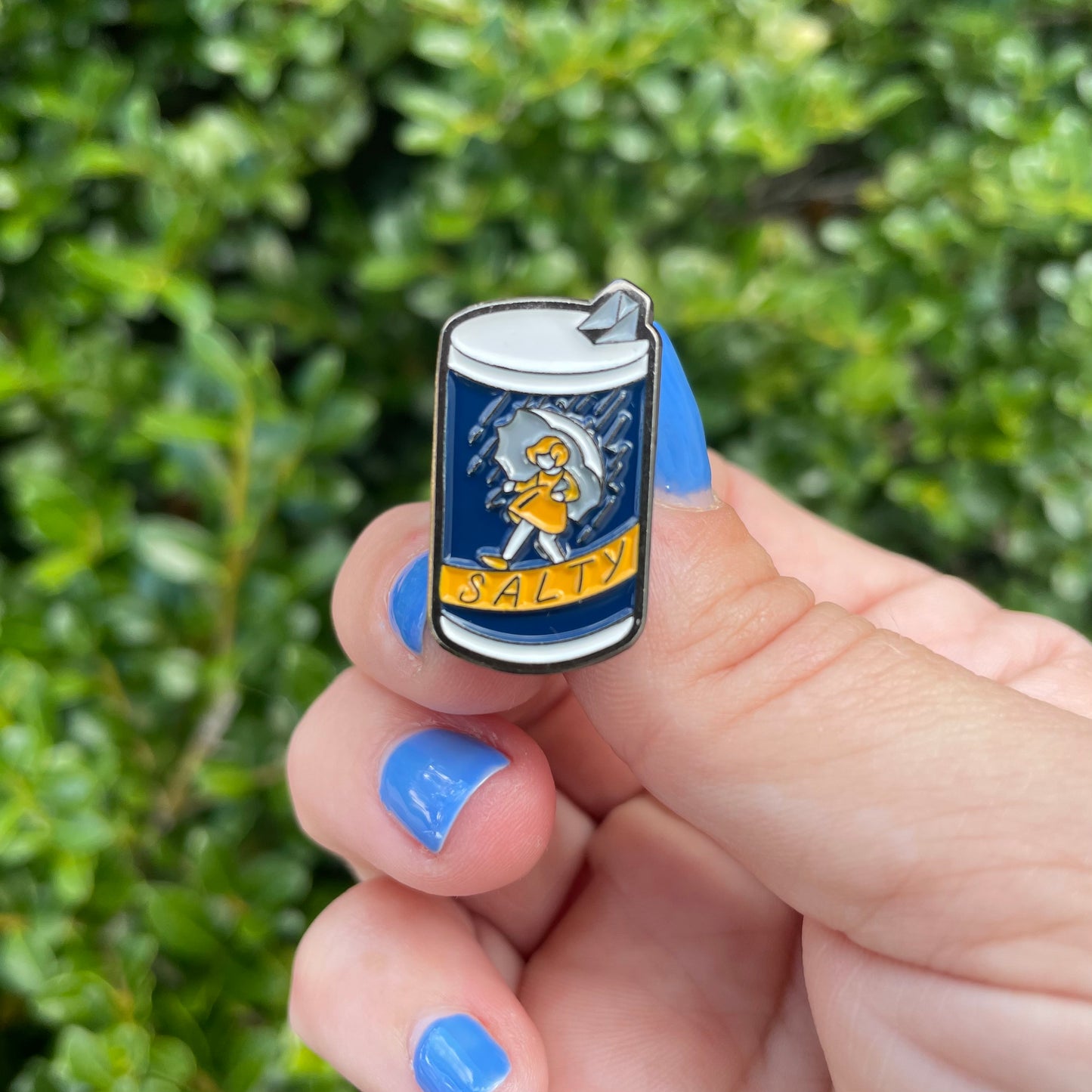 Salty Enamel Pin