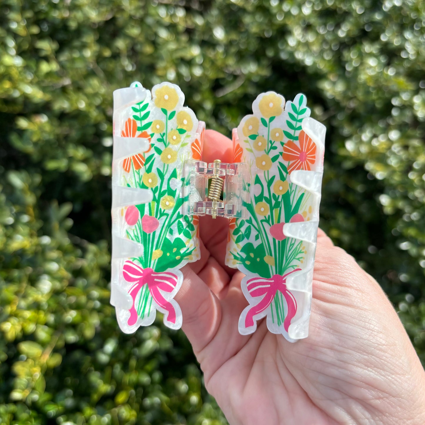 Flower Bouquet Claw Clip