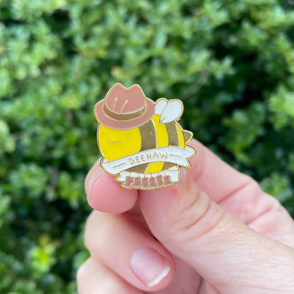 Beehaw Enamel Pin