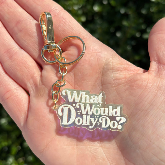 What Would Dolly Do? Holographic Keychain