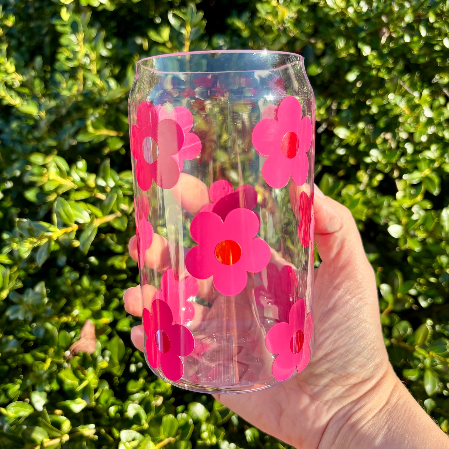 Hot Pink Beer Can Cup