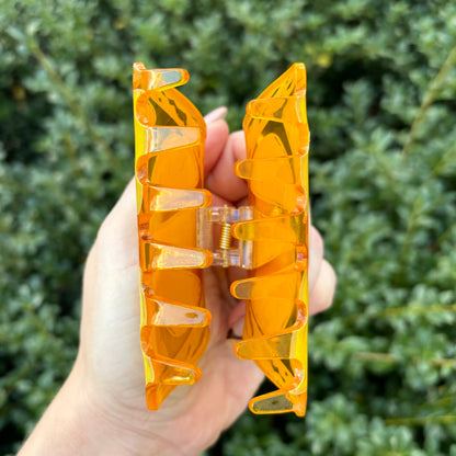 Orange Slice Claw Clip