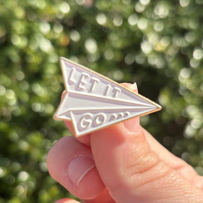 Let it Go Enamel Pin