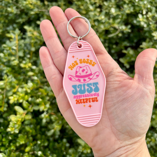 Not Bossy Keychain