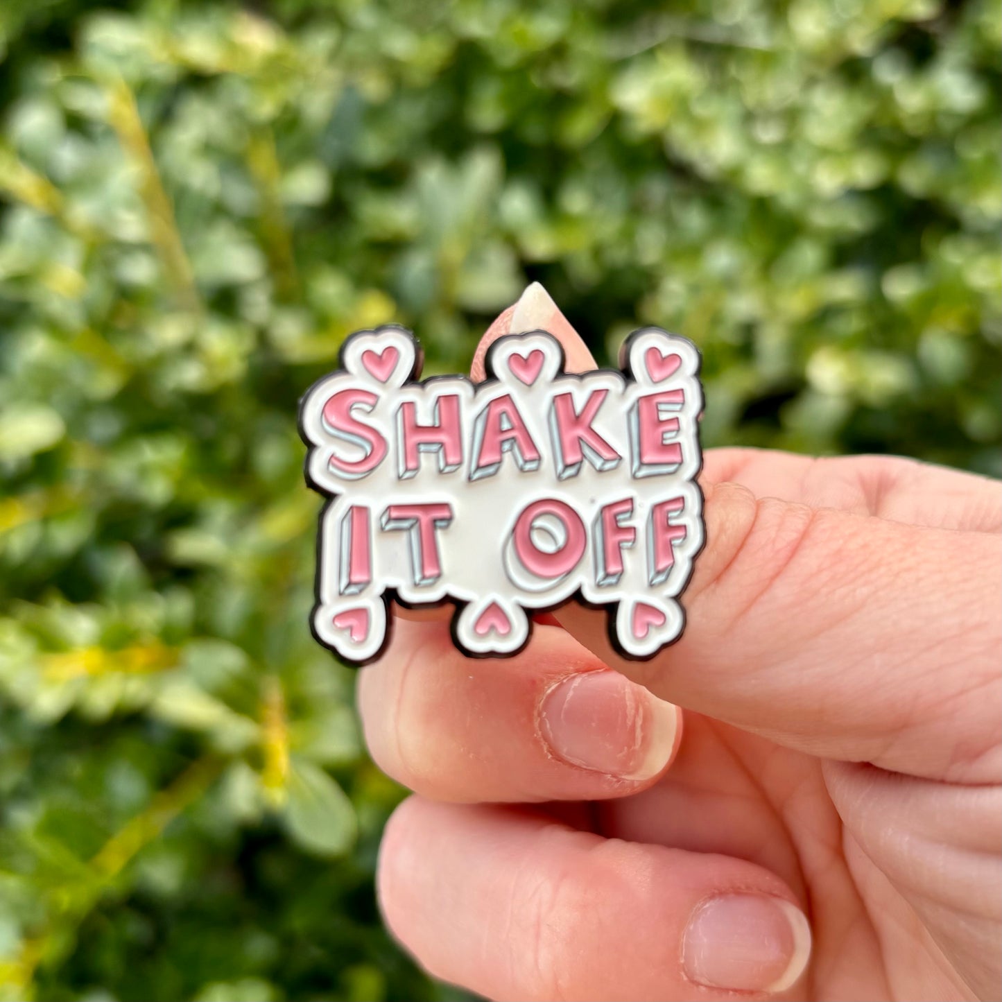 Shake it Off Enamel Pin