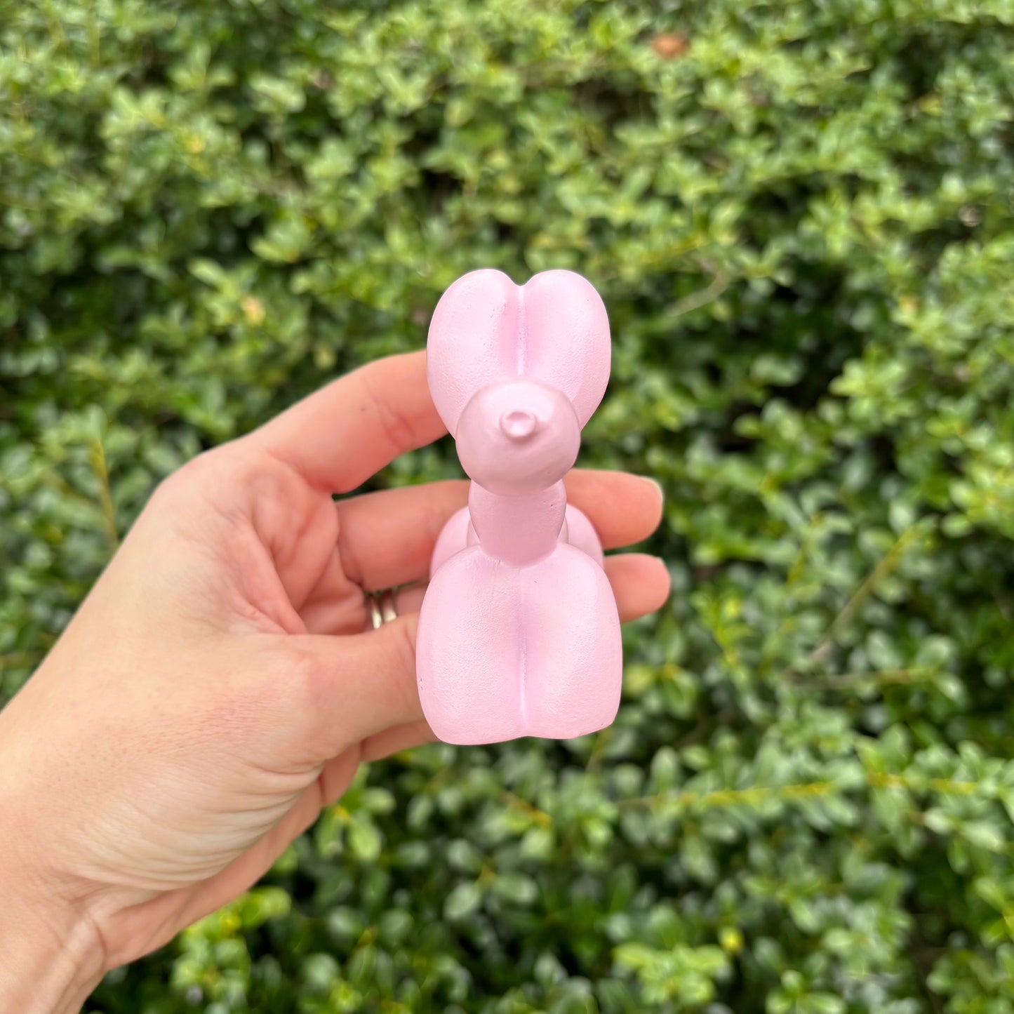 Pink Balloon Dog Statue