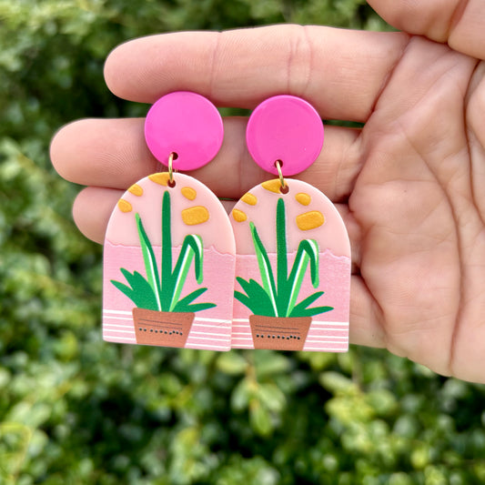 Plant Earrings