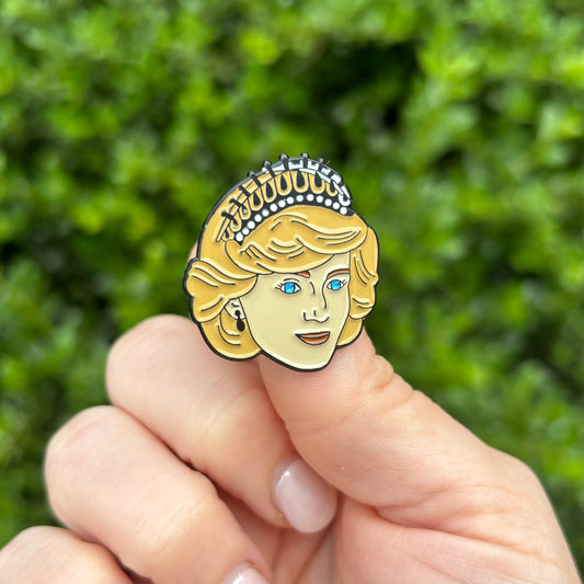 Princess Diana Enamel Pin