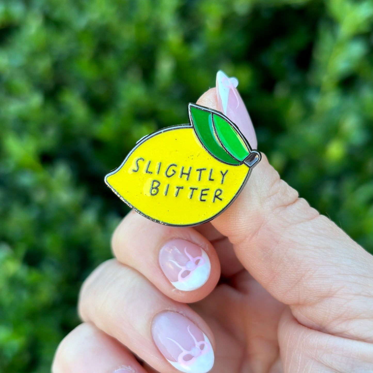 Slightly Bitter Enamel Pin