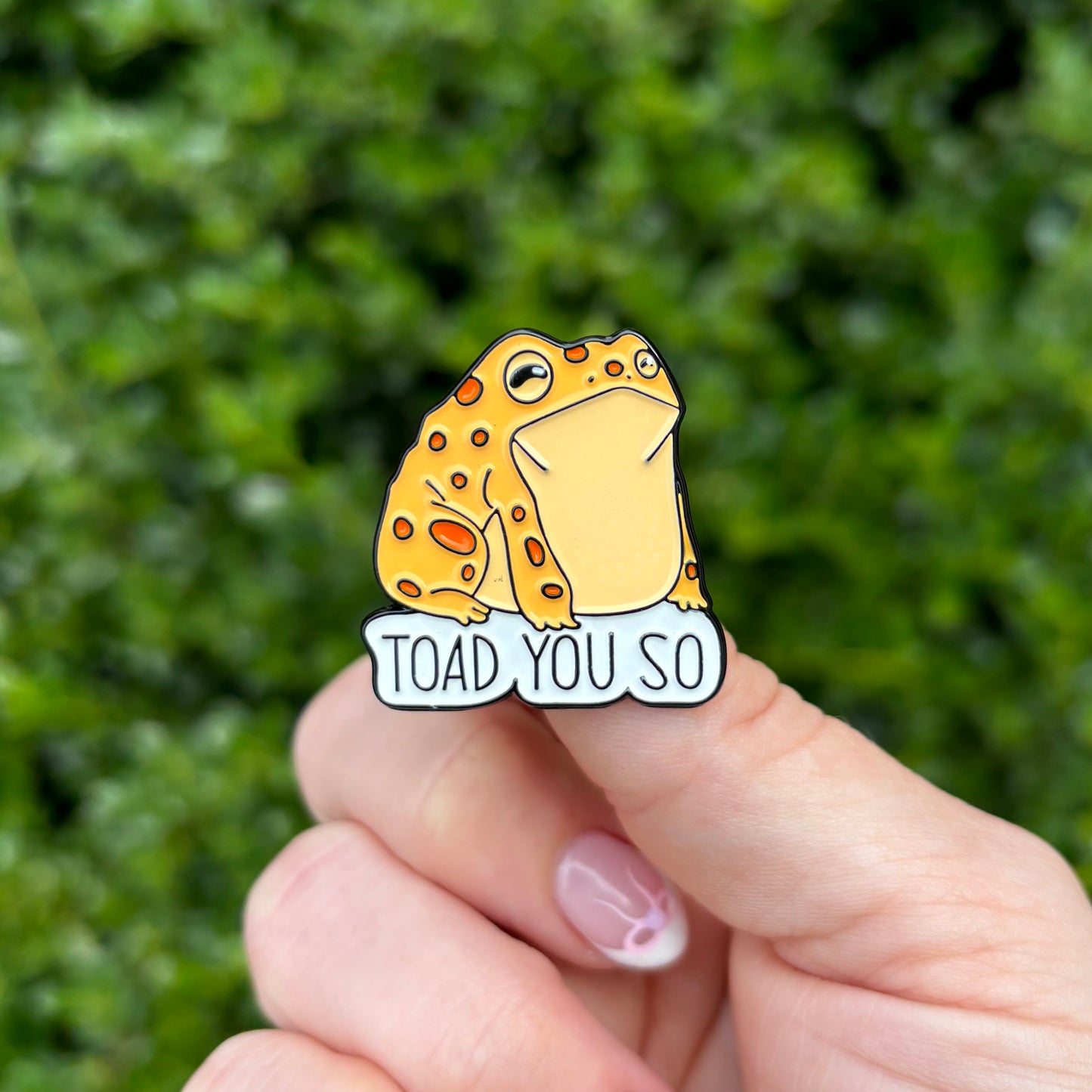 Toad You So Enamel Pin