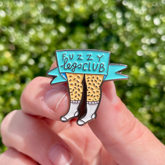 Fuzzy Leg Club Enamel Pin