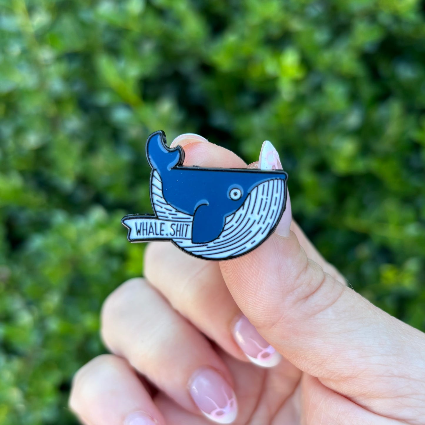 Whale Shit Enamel Pin