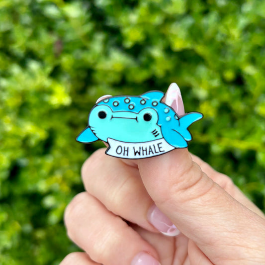 Oh Whale Enamel Pin