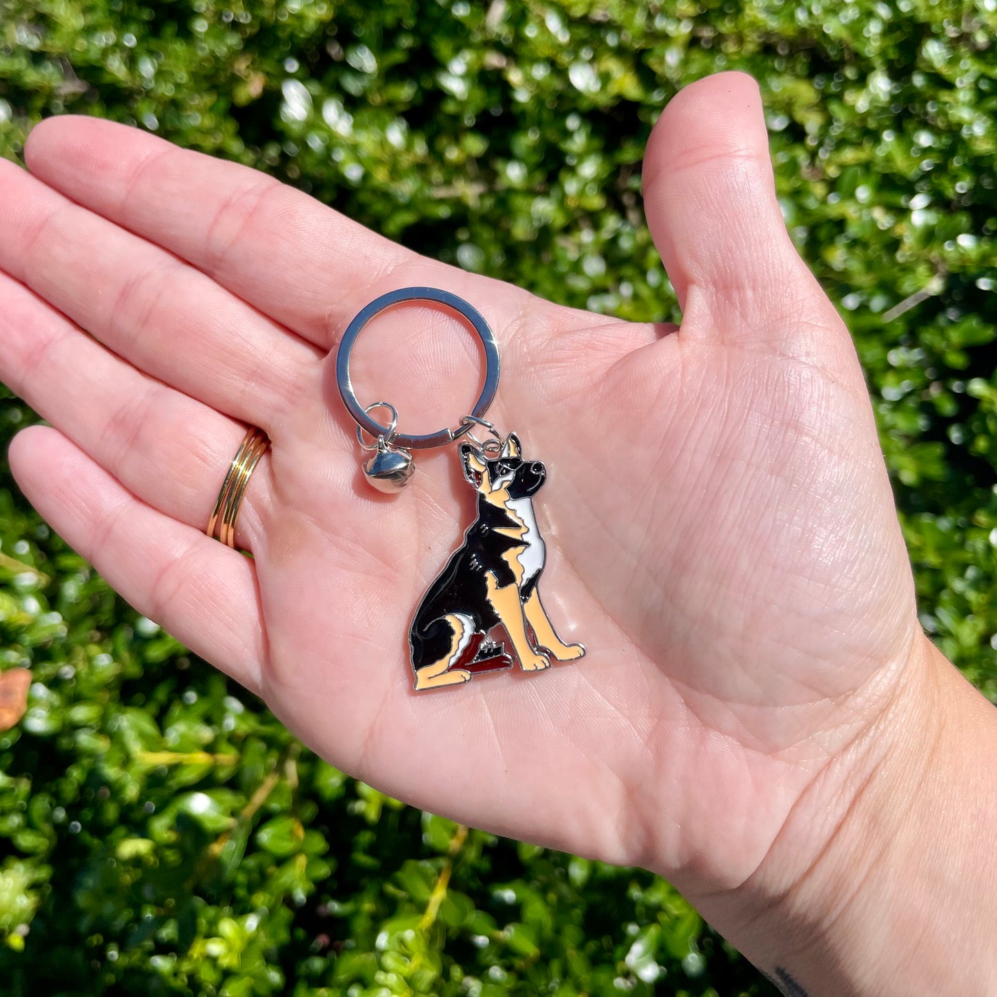 German Shepard Keychain