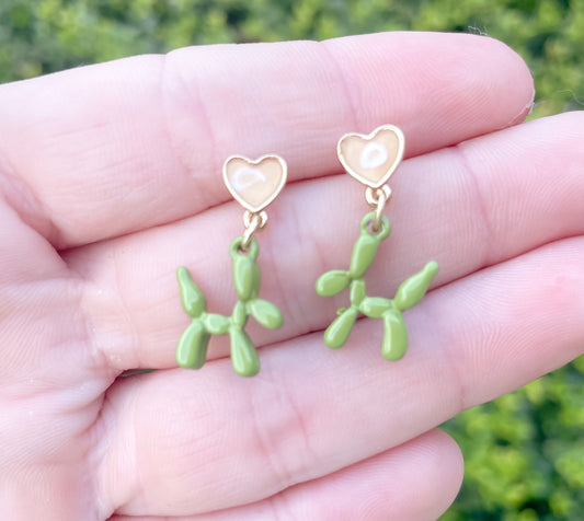 Balloon Dog Earrings